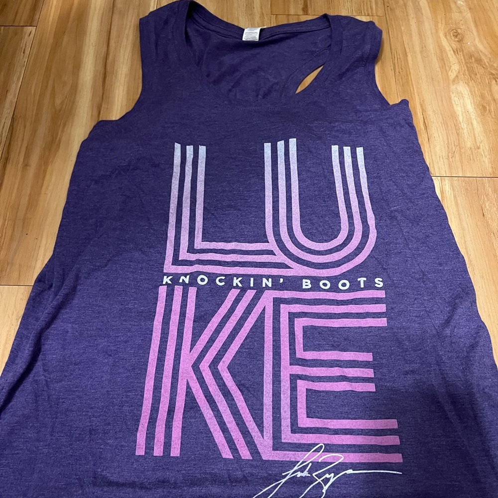 Luke Bryan Knockin Boots Women’s Large Concert Tank